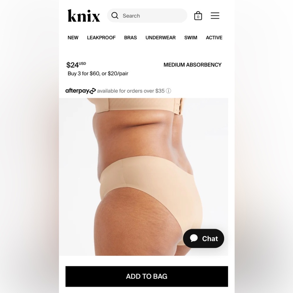 Knix leakproof bikini L